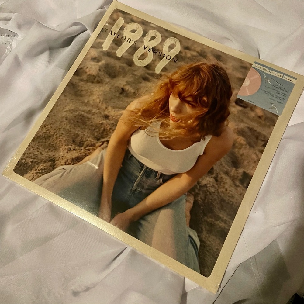 TAYLOR SWIFT 1989 TAYLOR’S VERSION ROSE GARDEN PINK VINYL LP Special Edition